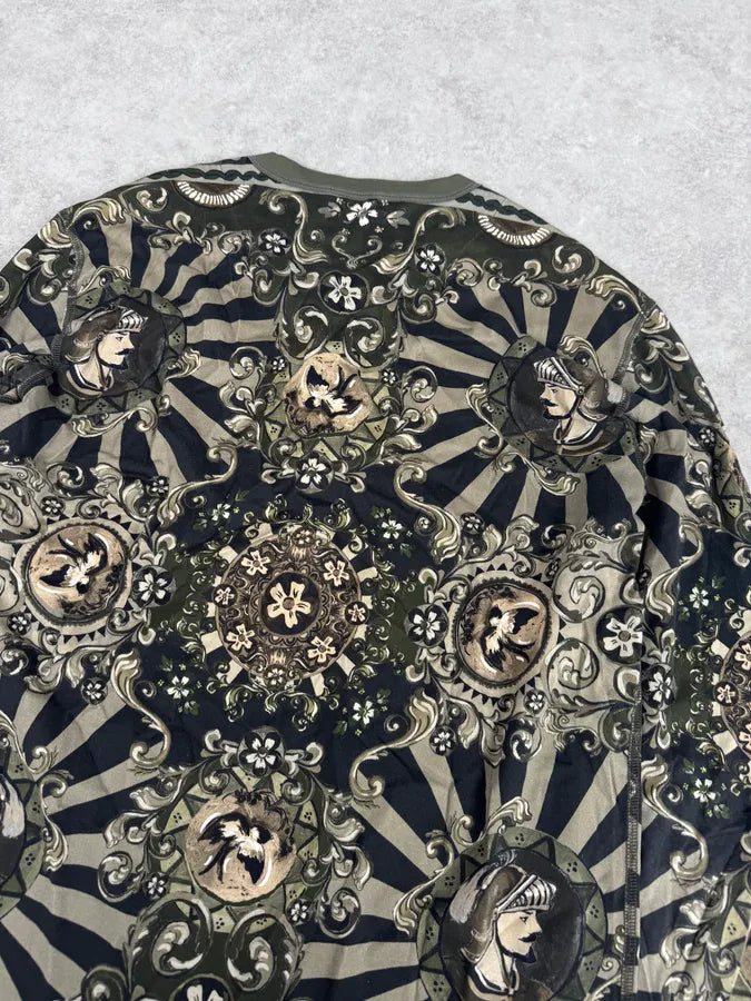 2010s Dolce & Gabbana Green Fantasy World Henley Longsleeve UMOLNFa 5