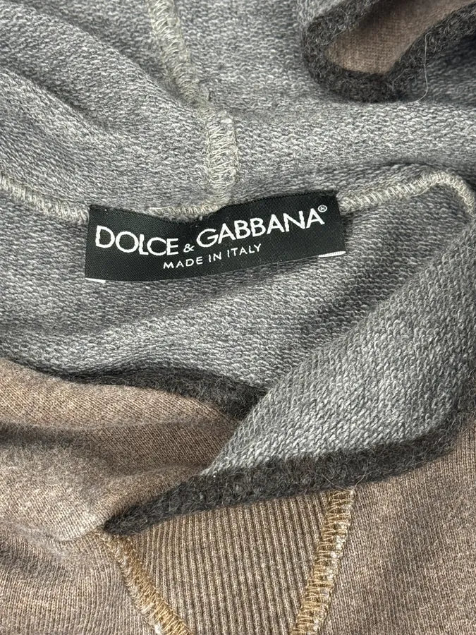 AW2011 Dolce & Gabbana Grey Cotton & Wool Coca-Cola Hoodie Sweater FbhKBqm 9