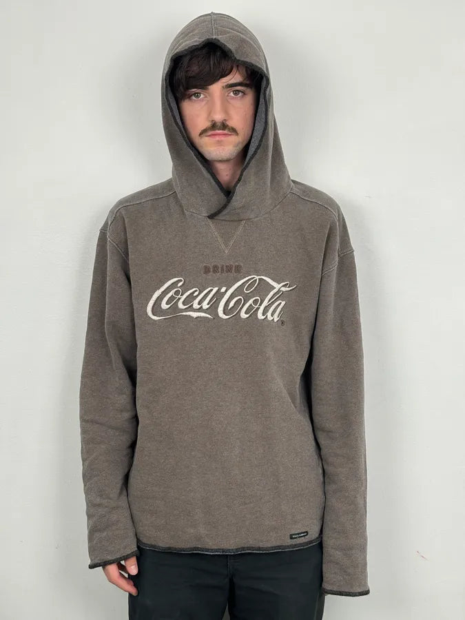 AW2011 Dolce & Gabbana Grey Cotton & Wool Coca-Cola Hoodie Sweater FbhKBqm 1