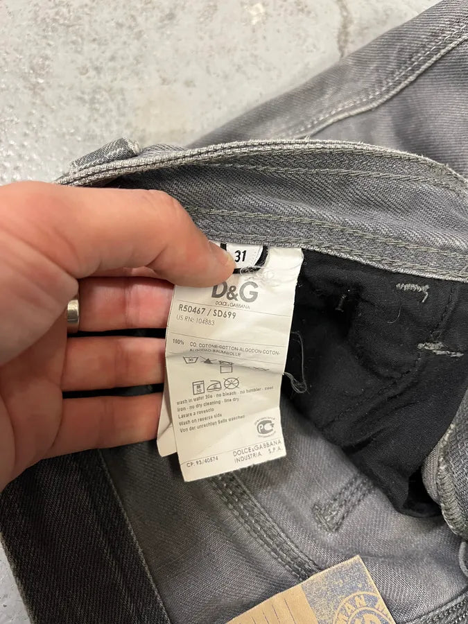 2010s Dolce & Gabbana Grey Denim Jeans yjCIbtr 11