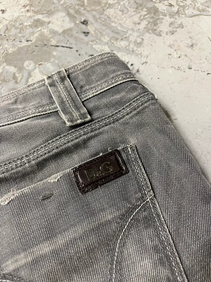 2010s Dolce & Gabbana Grey Denim Jeans yjCIbtr 8