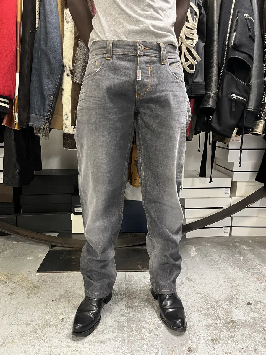 2010s Dolce & Gabbana Grey Large Denim Jeans oifrVhU 1