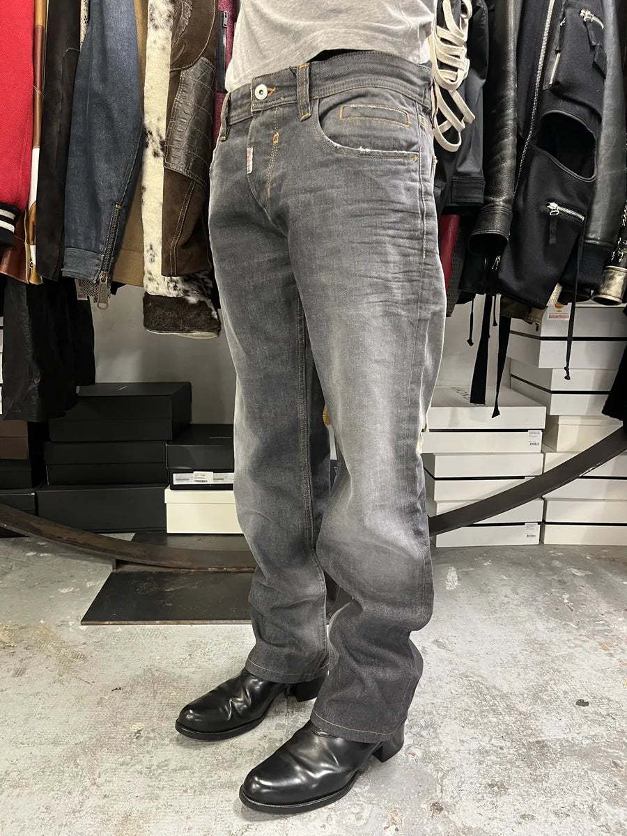 2010s Dolce & Gabbana Grey Large Denim Jeans oifrVhU 2