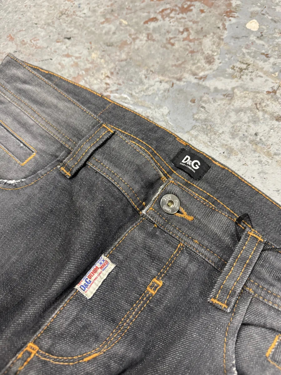 2010s Dolce & Gabbana Grey Large Denim Jeans oifrVhU 6