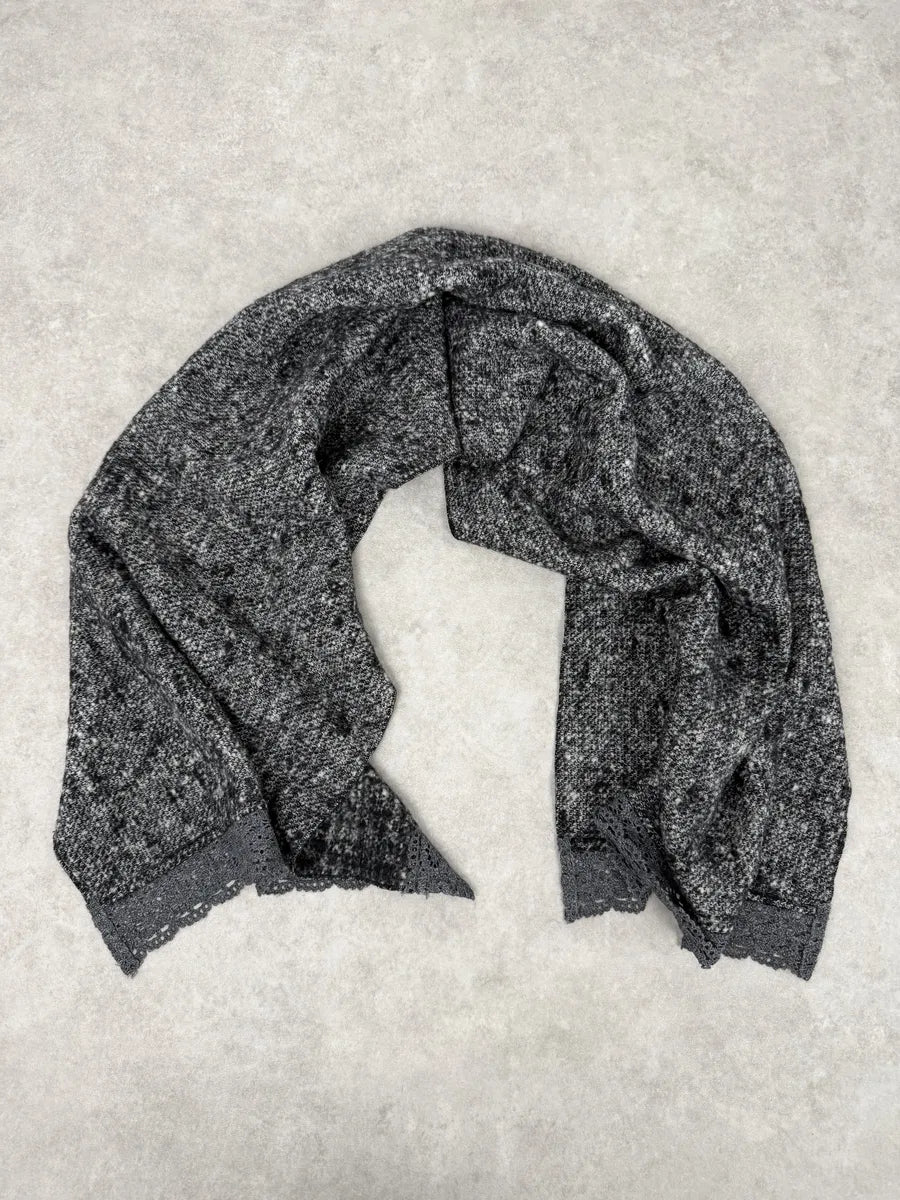 2010s Dolce & Gabbana Grey Reversible Scarf VSGSowg 5