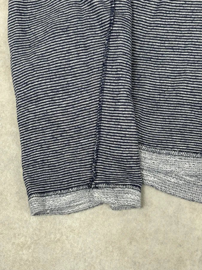 2010s Dolce & Gabbana Grey Striped Henley Longsleeves EWJushb 9