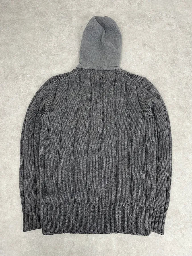 2010s Dolce & Gabbana Grey Wool Zip-up Hoodie PyRXOZB 6