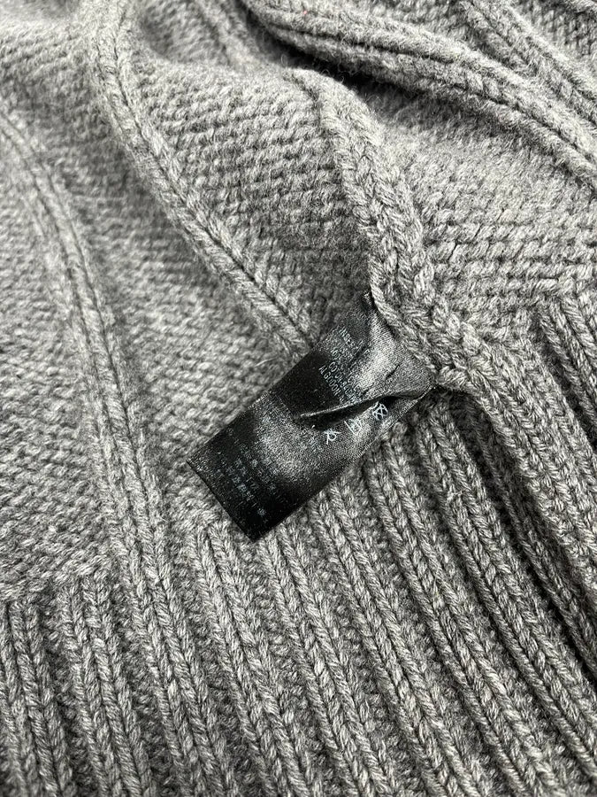 2010s Dolce & Gabbana Grey Wool Zip-up Hoodie PyRXOZB 9