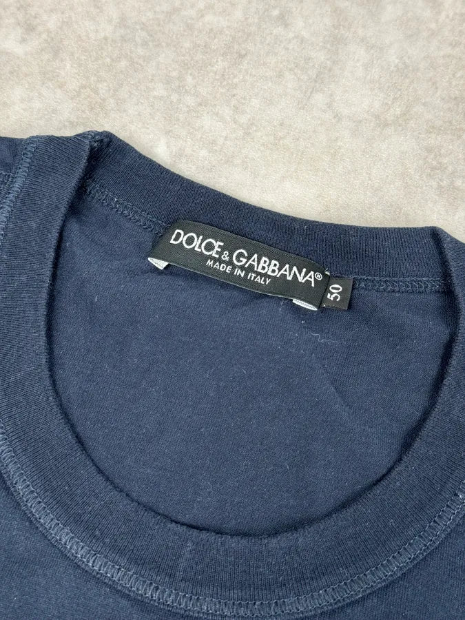 2010s Dolce & Gabbana Gun Navy T-Shirt StrRpAN 8