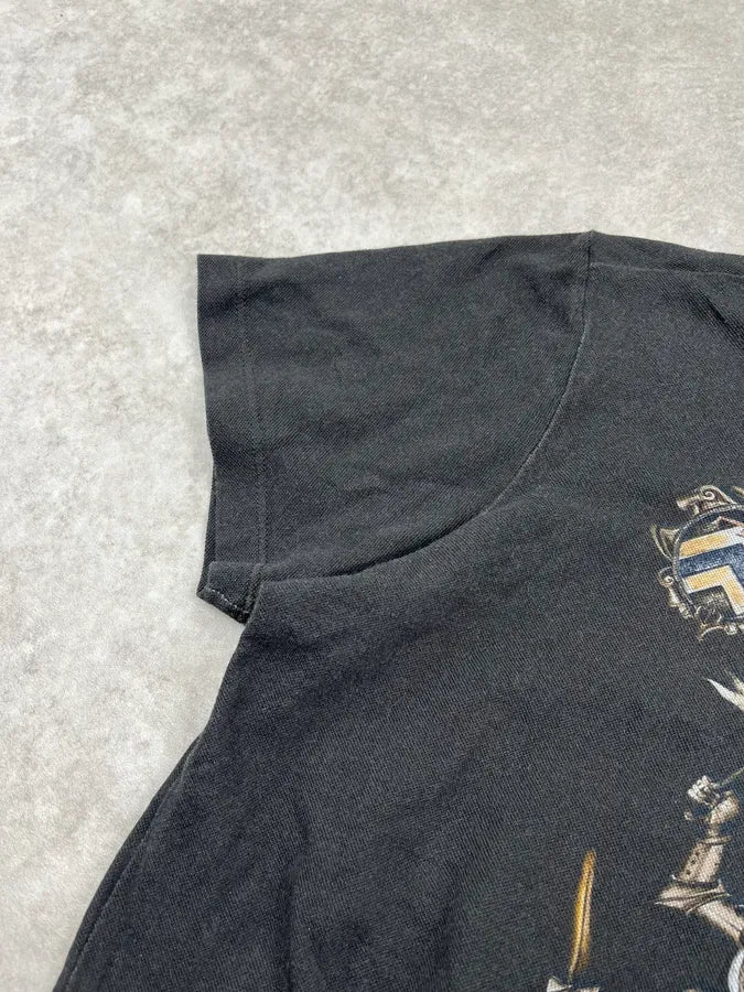 2010s Dolce & Gabbana Heraldic Knight Black Polo gHWXsLs 4