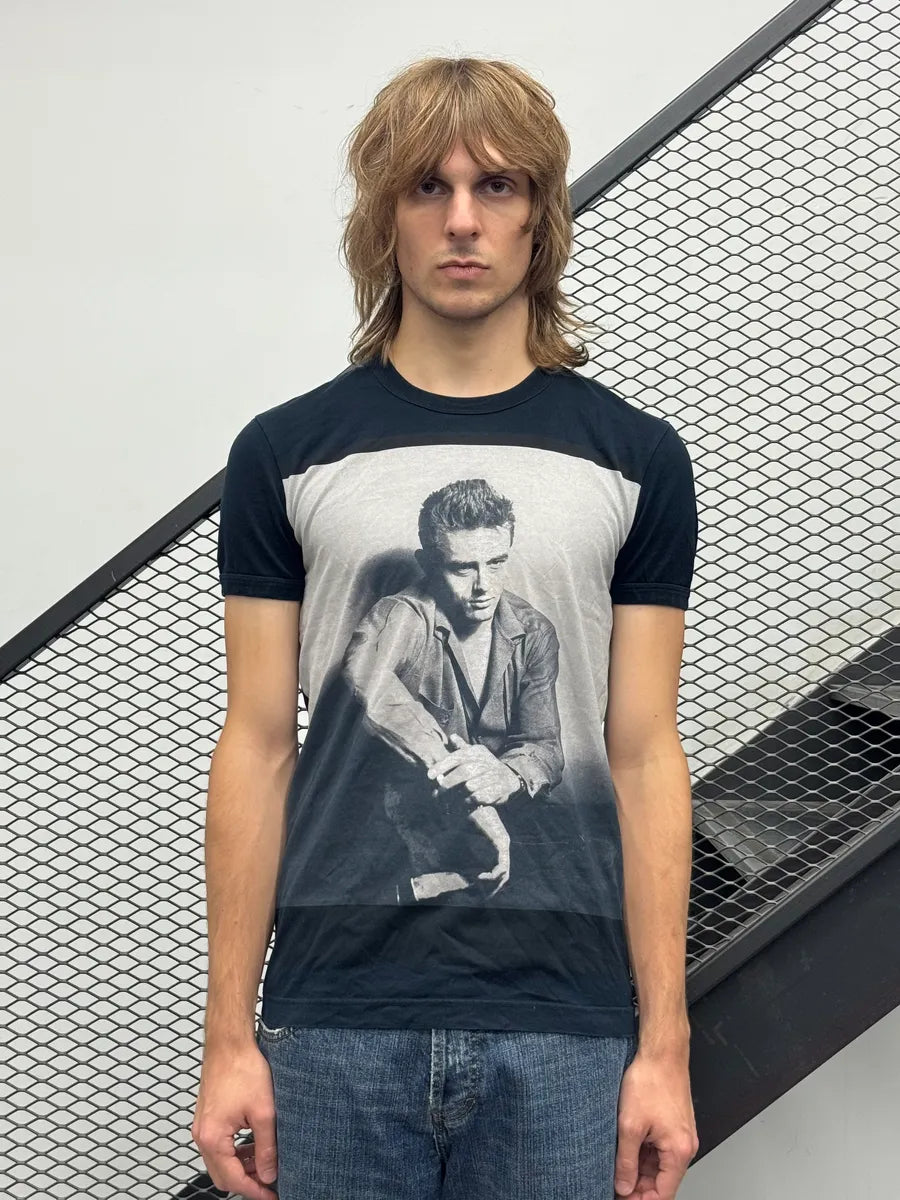 2010s Dolce & Gabbana James Dean Black T-Shirt SRbVEVH 0