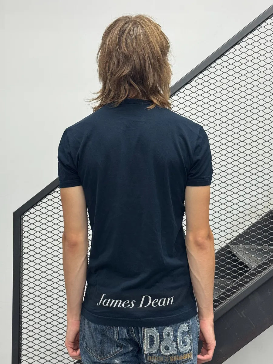2010s Dolce & Gabbana James Dean Black T-Shirt SRbVEVH 1