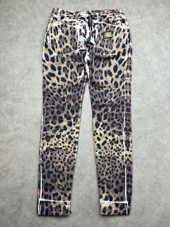 2010s Dolce & Gabbana Leopard Beige Skinny Jeans PDNGJfT 3