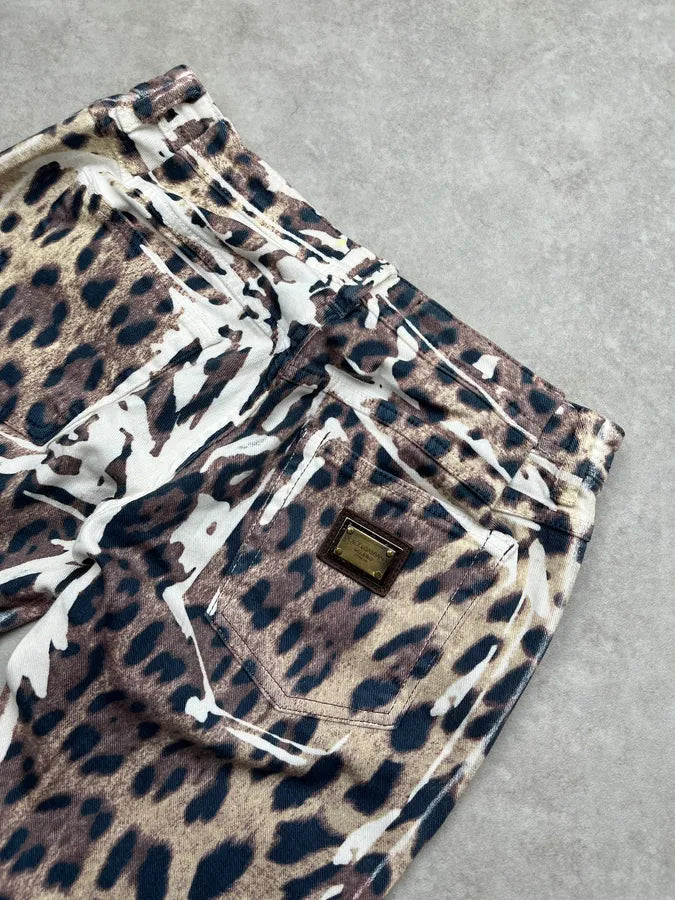 2010s Dolce & Gabbana Leopard Beige Skinny Jeans PDNGJfT 7