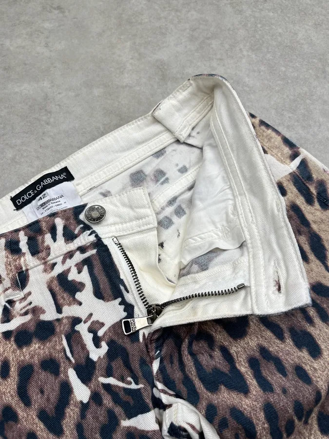 2010s Dolce & Gabbana Leopard Beige Skinny Jeans PDNGJfT 9