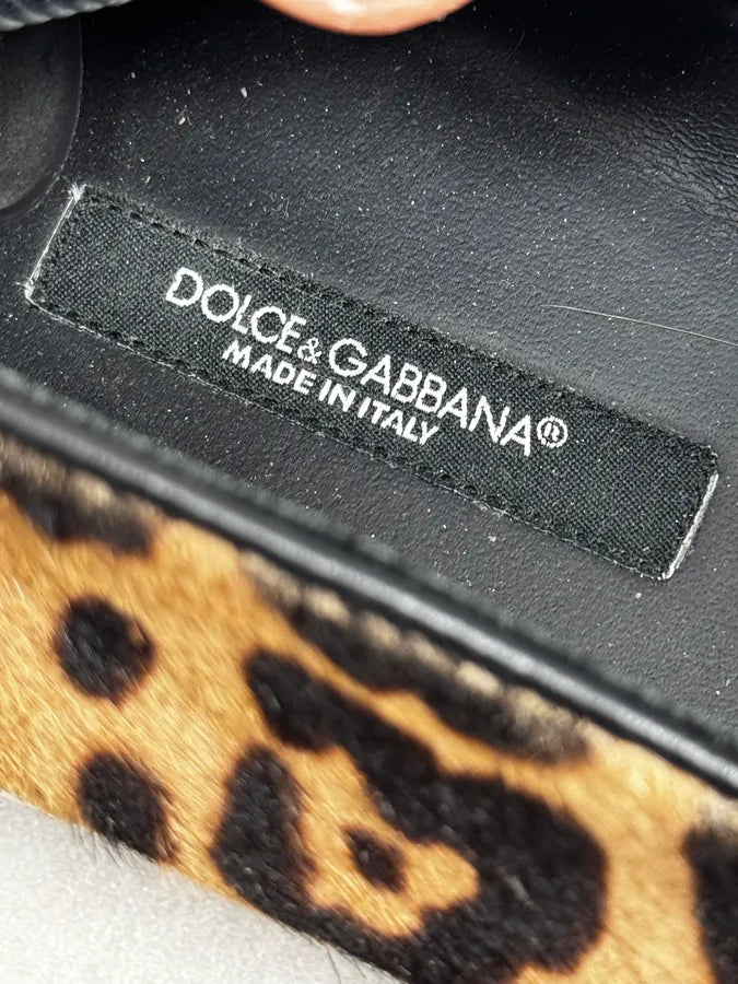 2010s Dolce & Gabbana Leopard Fur Slip-On Shoes QfcFqhs 5