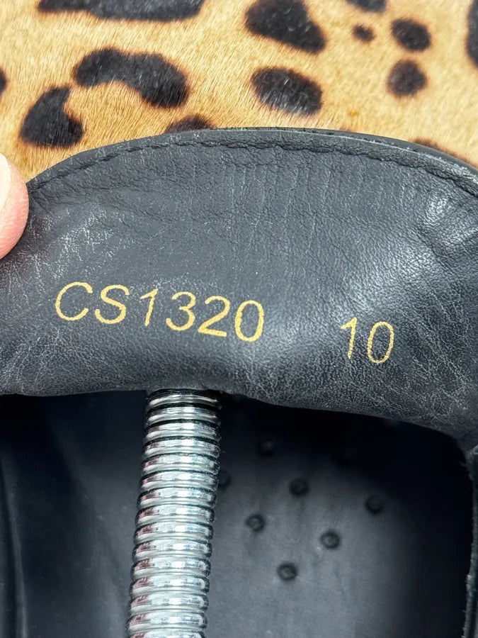 2010s Dolce & Gabbana Leopard Fur Slip-On Shoes QfcFqhs 6