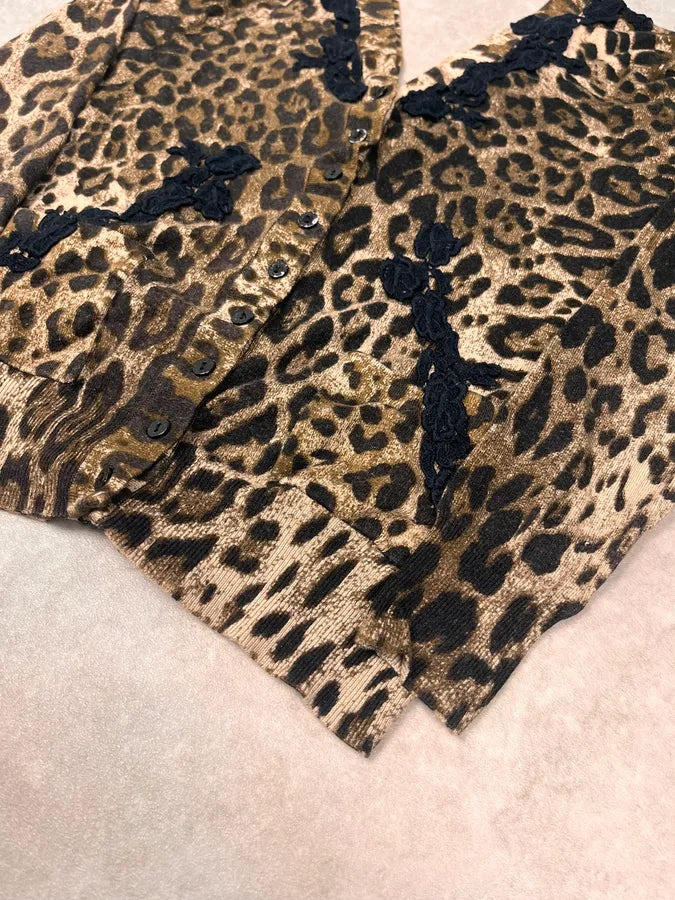 2010s Dolce & Gabbana Leopard Print Cardigan kEuWiih 5