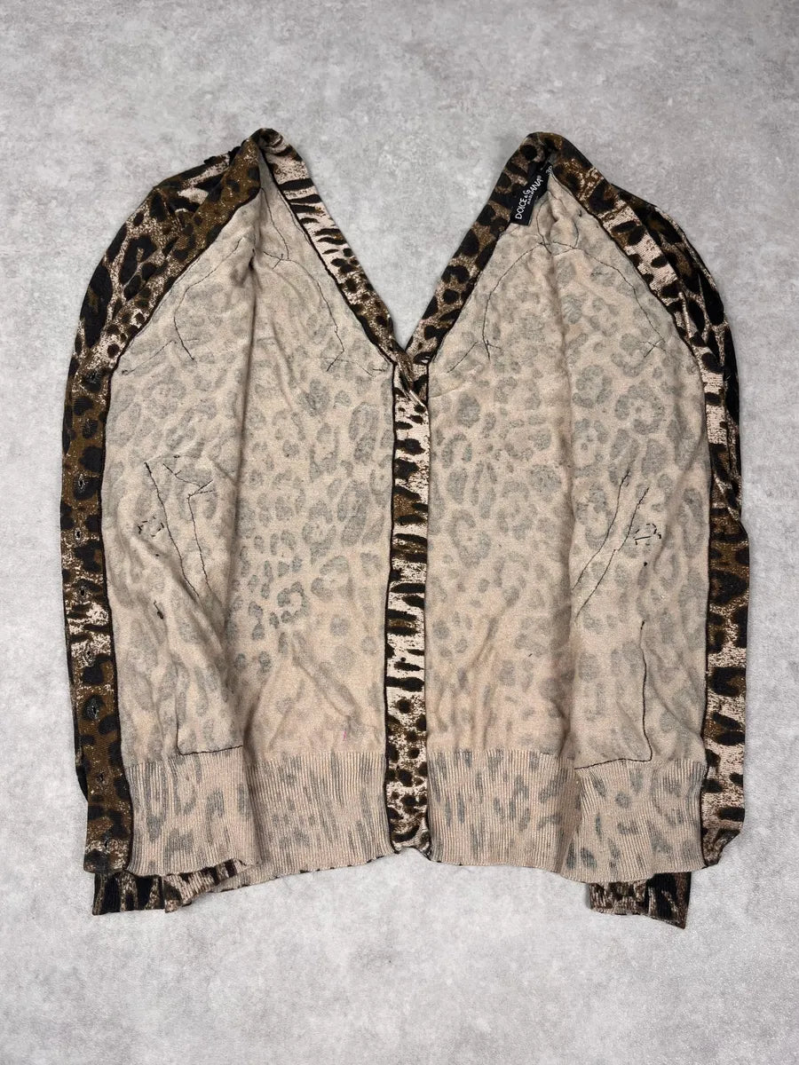 2010s Dolce & Gabbana Leopard Print Cardigan kEuWiih 7
