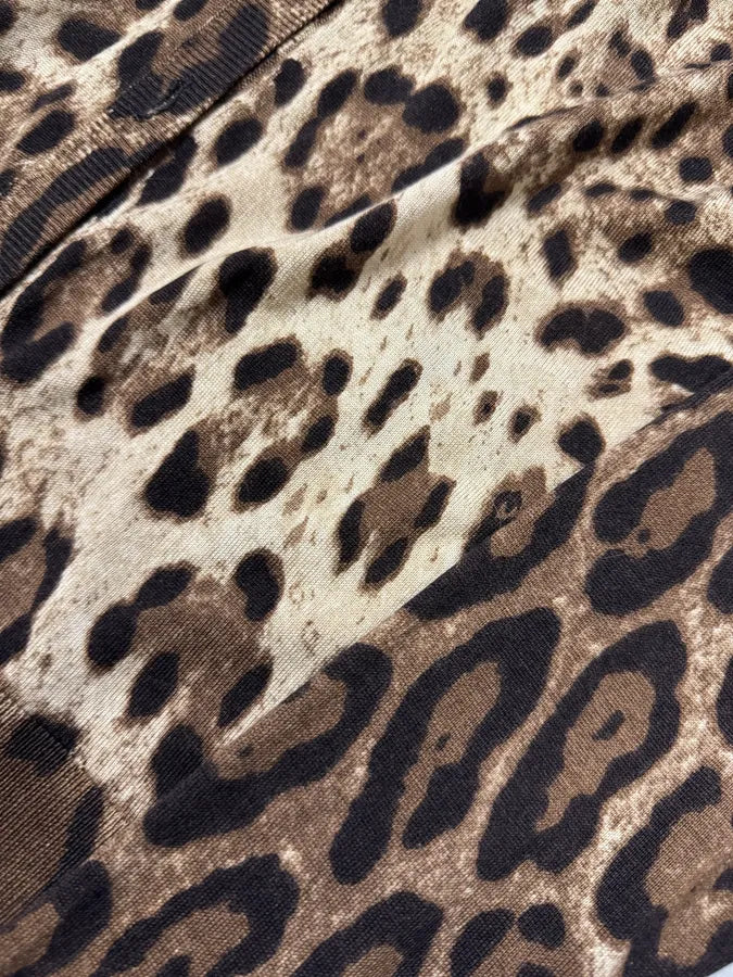 2010s Dolce & Gabbana Leopard Print Cardigan xPBVUxi 5