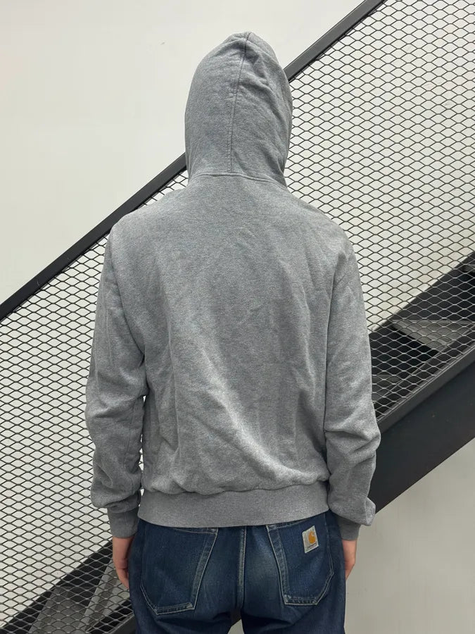 2010s Dolce & Gabbana Logo Patch Grey Zip-Up Hoodie xPeJkrP 2