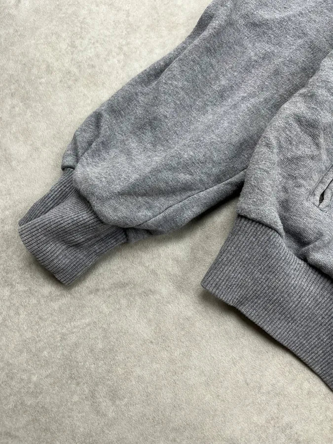 2010s Dolce & Gabbana Logo Patch Grey Zip-Up Hoodie xPeJkrP 5