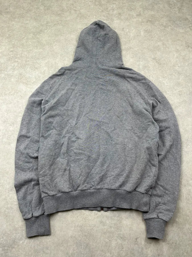 2010s Dolce & Gabbana Logo Patch Grey Zip-Up Hoodie xPeJkrP 6