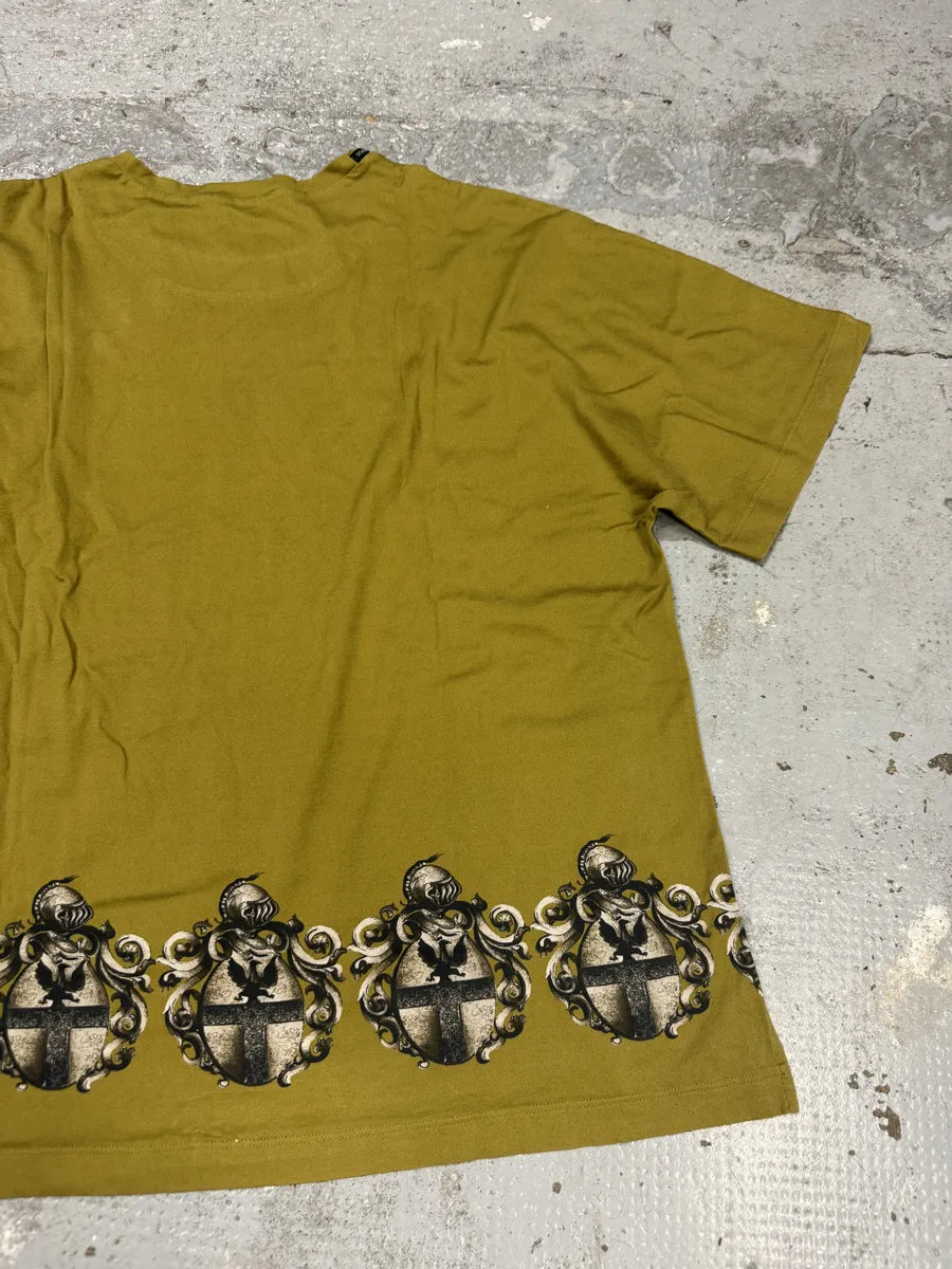 2010s Dolce & Gabbana Mustard Knight Armure T-Shirt exhFVoc 10