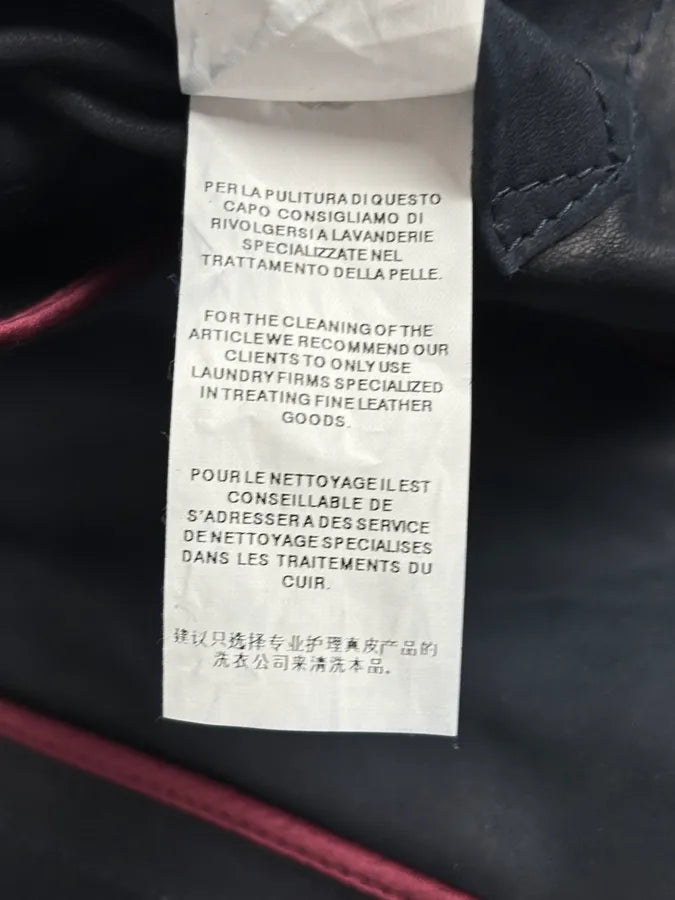 2010s Dolce & Gabbana Navy Leather Bomber Jacket YStHSwM 10