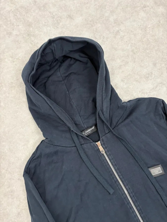 2010s Dolce & Gabbana Navy Zip-up Hoodie IXcnEjD 4
