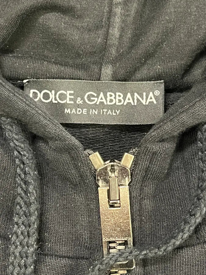 2010s Dolce & Gabbana Black Zip-up Hoodie zYExwBS 7