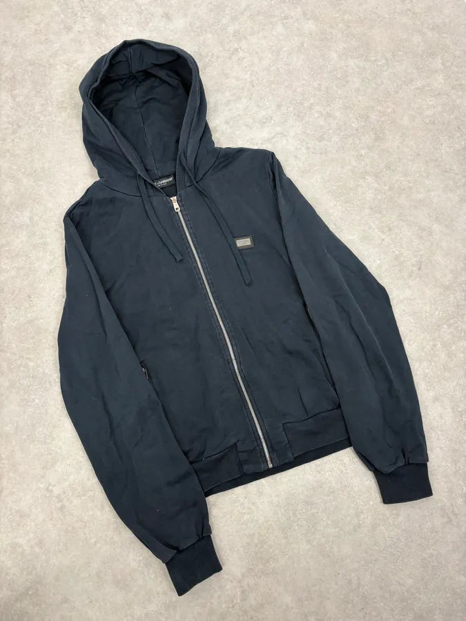 2010s Dolce & Gabbana Navy Zip-up Hoodie IXcnEjD 3