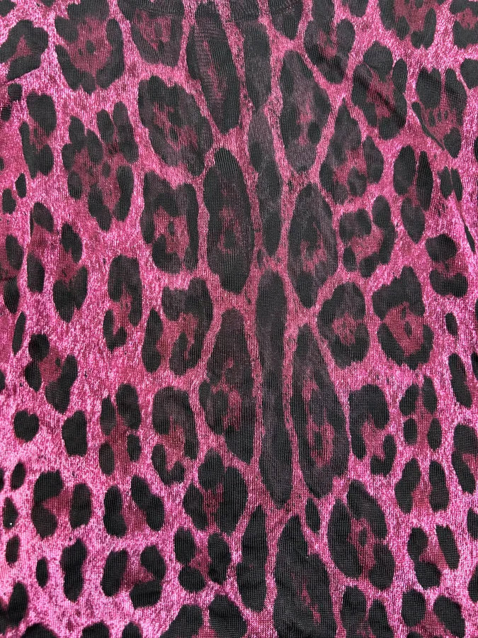 2010s Dolce & Gabbana Purple Viscose Leopard Print Cardigan IgYrRWQ 6
