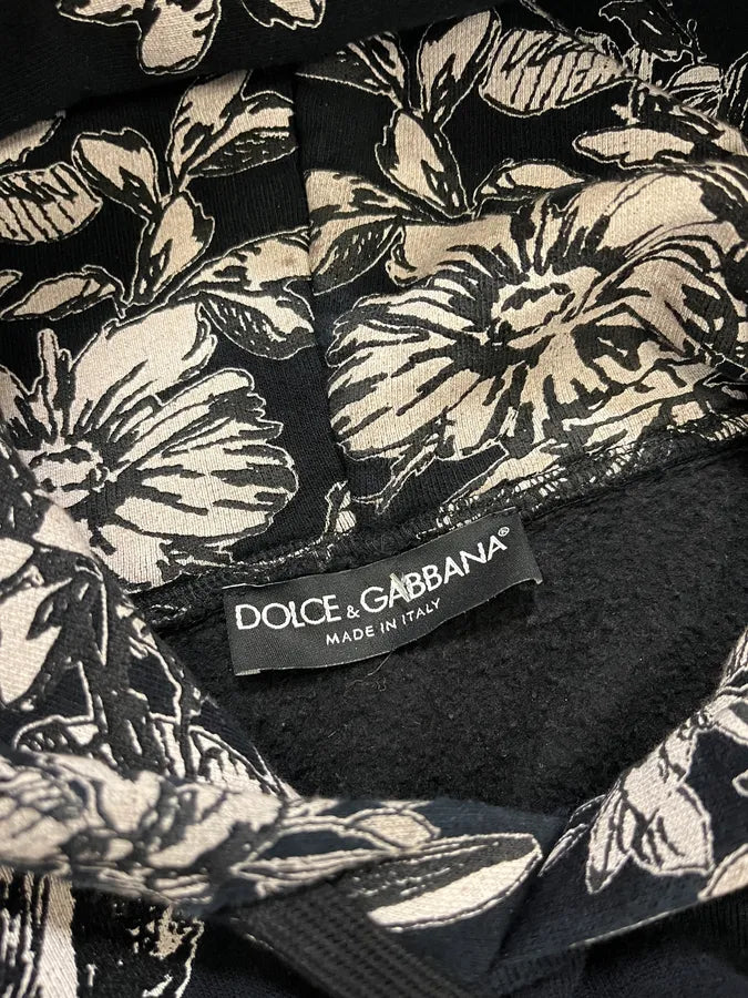 2010s Dolce & Gabbana Queen of Bees Baroque Black Hoodie spIQILH 7