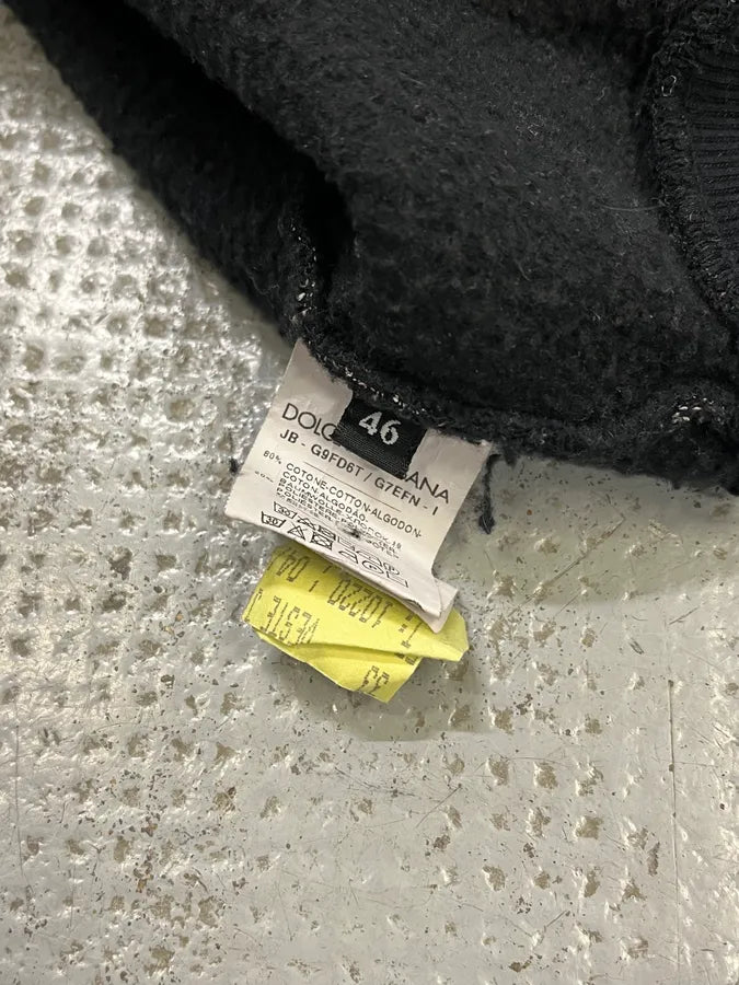 2010s Dolce & Gabbana Queen of Bees Baroque Black Hoodie spIQILH 8