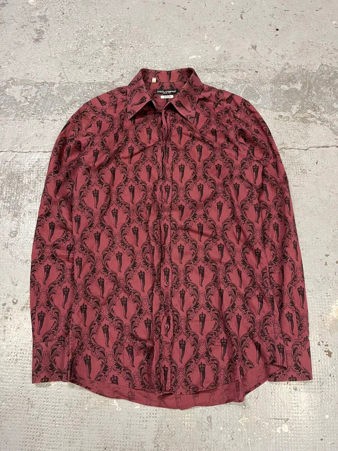 2010s Dolce & Gabbana Red & Black Devil Shirt PsTXEsG 0