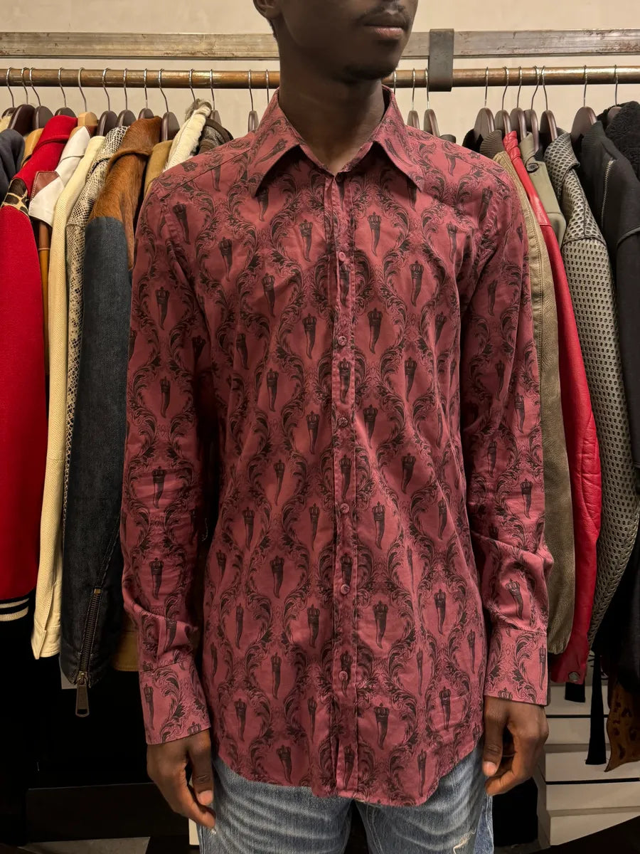 2010s Dolce & Gabbana Red & Black Devil Shirt PsTXEsG 1