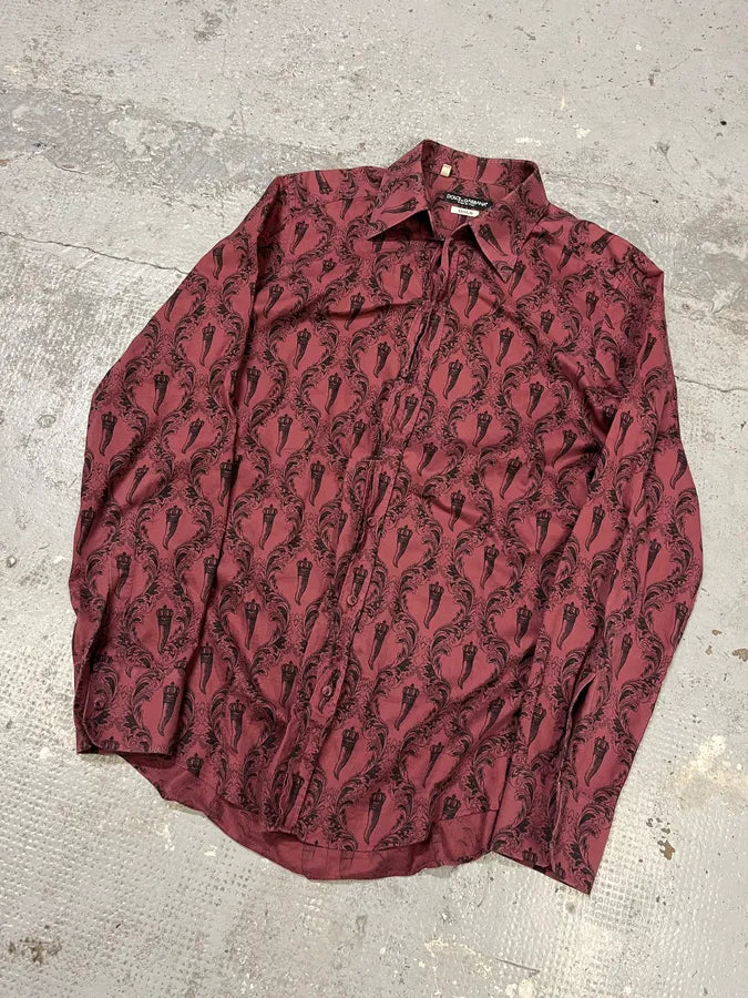 2010s Dolce & Gabbana Red & Black Devil Shirt PsTXEsG 3