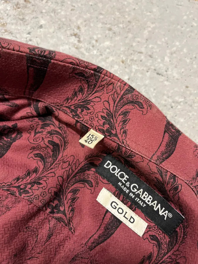 2010s Dolce & Gabbana Red & Black Devil Shirt PsTXEsG 8
