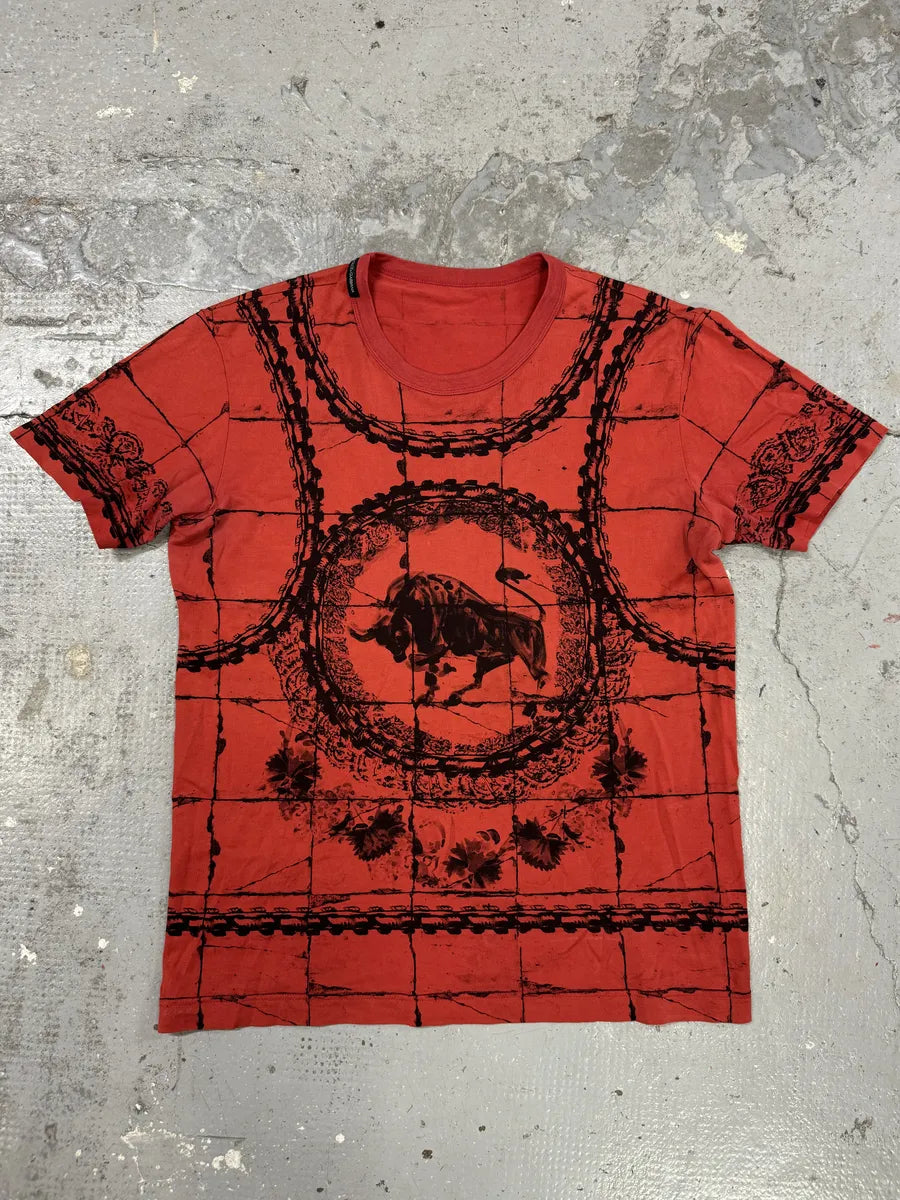 SS2015 Dolce & Gabbana Red Bull Corrida T-Shirt ydRXzDg 0