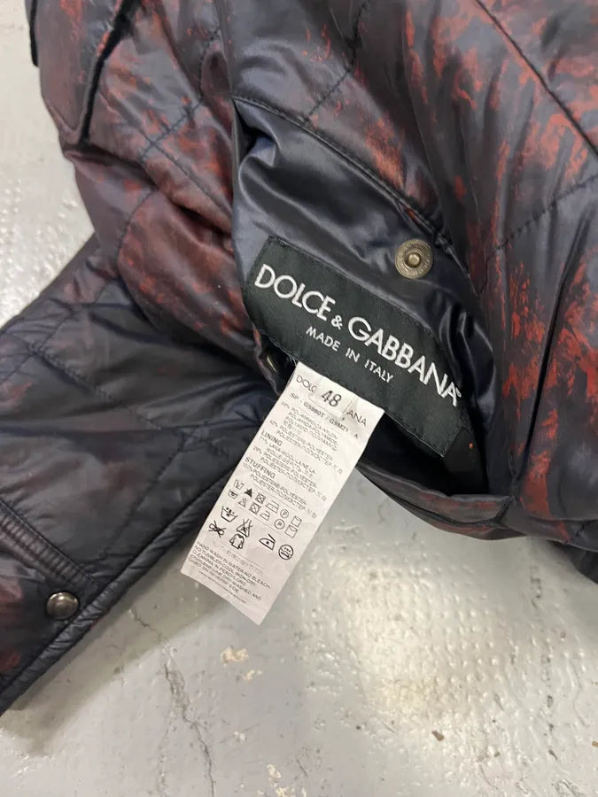 2010s Dolce & Gabbana Reversible Orange & Black Tartan Jacket JaeFSRO 15