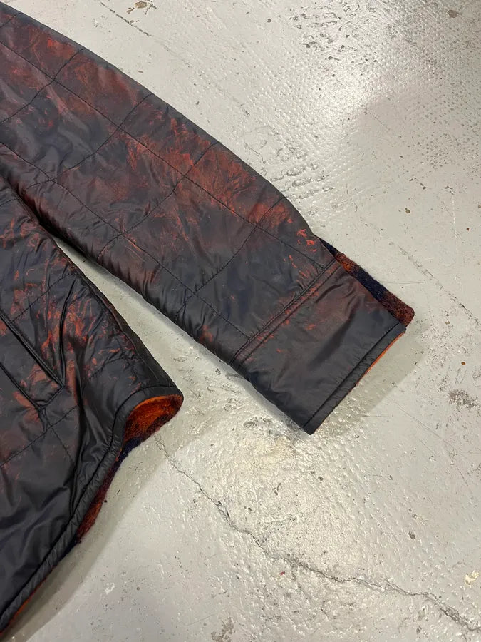 2010s Dolce & Gabbana Reversible Orange & Black Tartan Jacket JaeFSRO 9