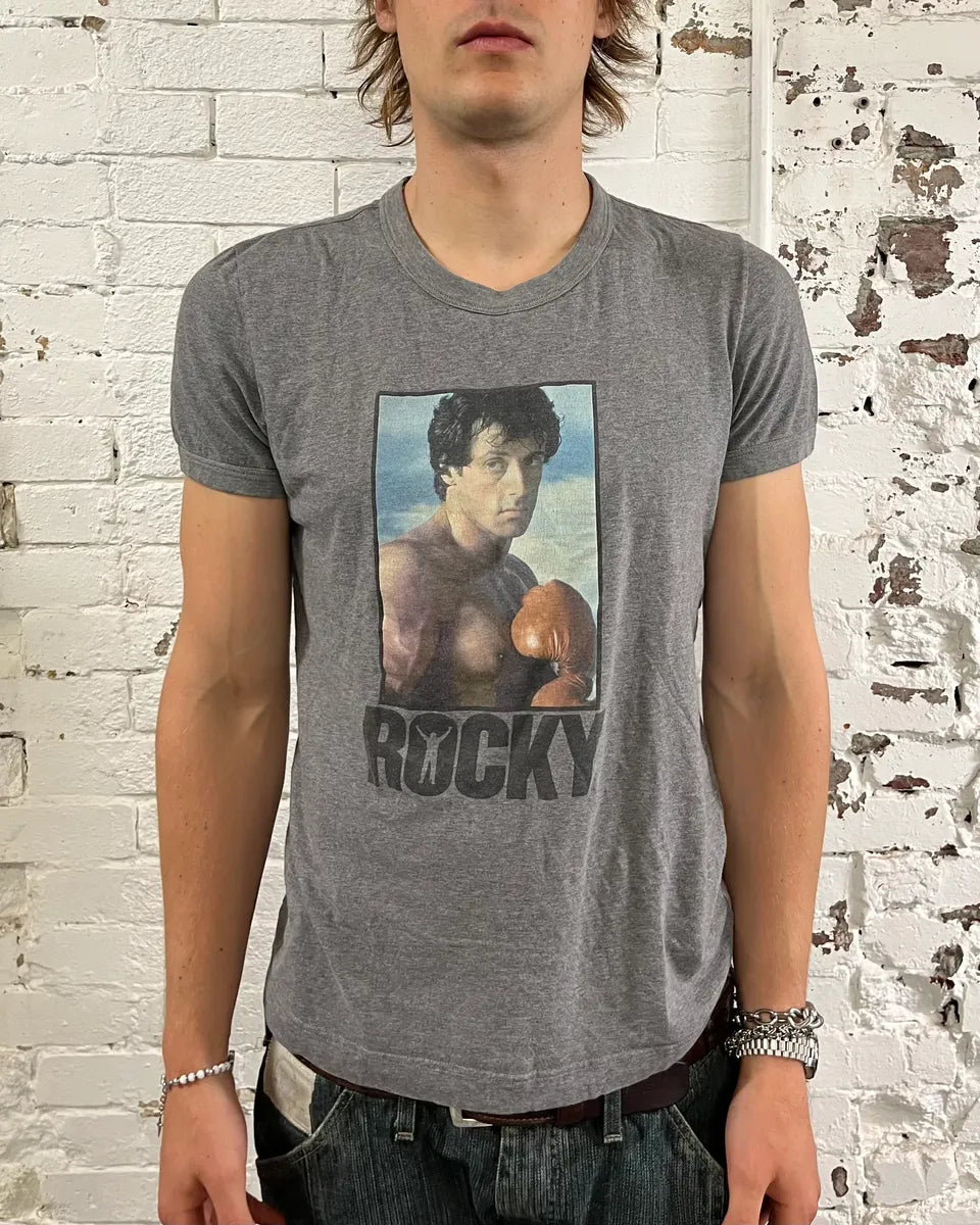 2010s Dolce & Gabbana Rocky Grey T-Shirt mGyRvhv 0
