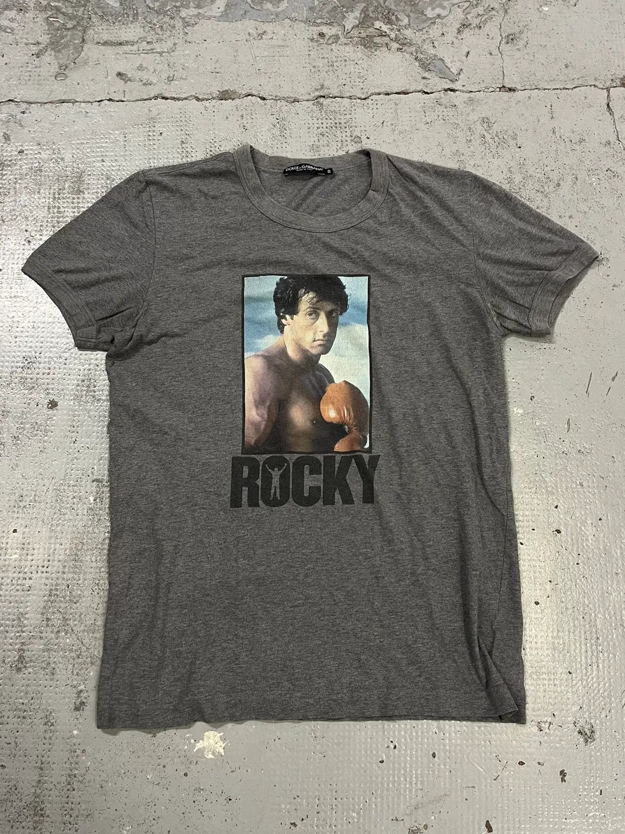 2010s Dolce & Gabbana Rocky Grey T-Shirt mGyRvhv 1