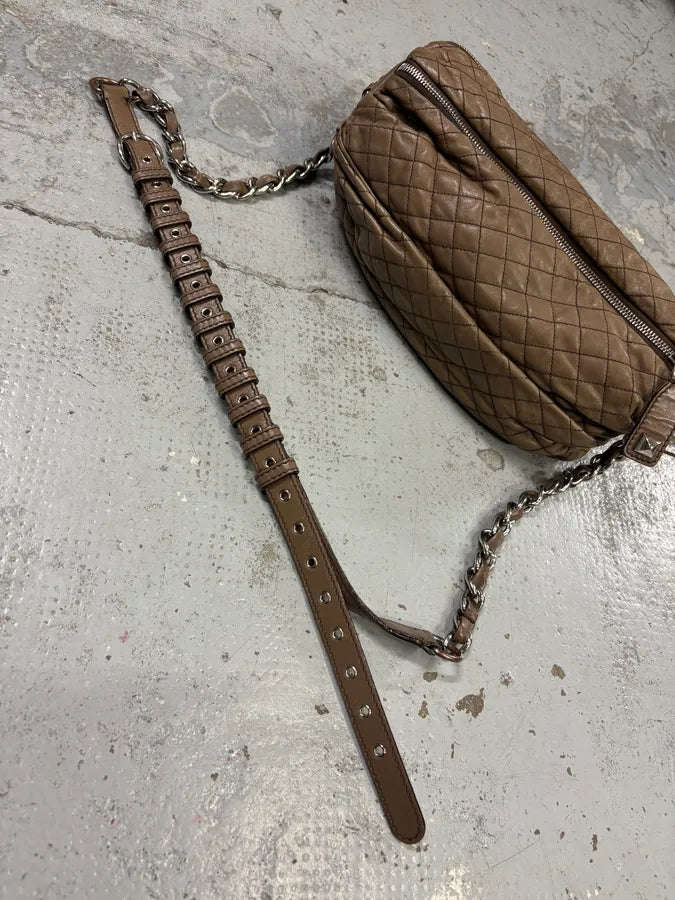 2010s Dolce & Gabbana Timeless Lily Brown Leather Bag RZBiCne 8
