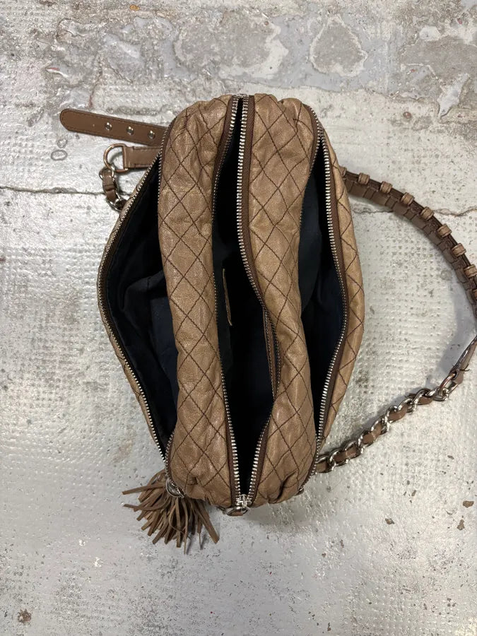 2010s Dolce & Gabbana Timeless Lily Brown Leather Bag RZBiCne 9