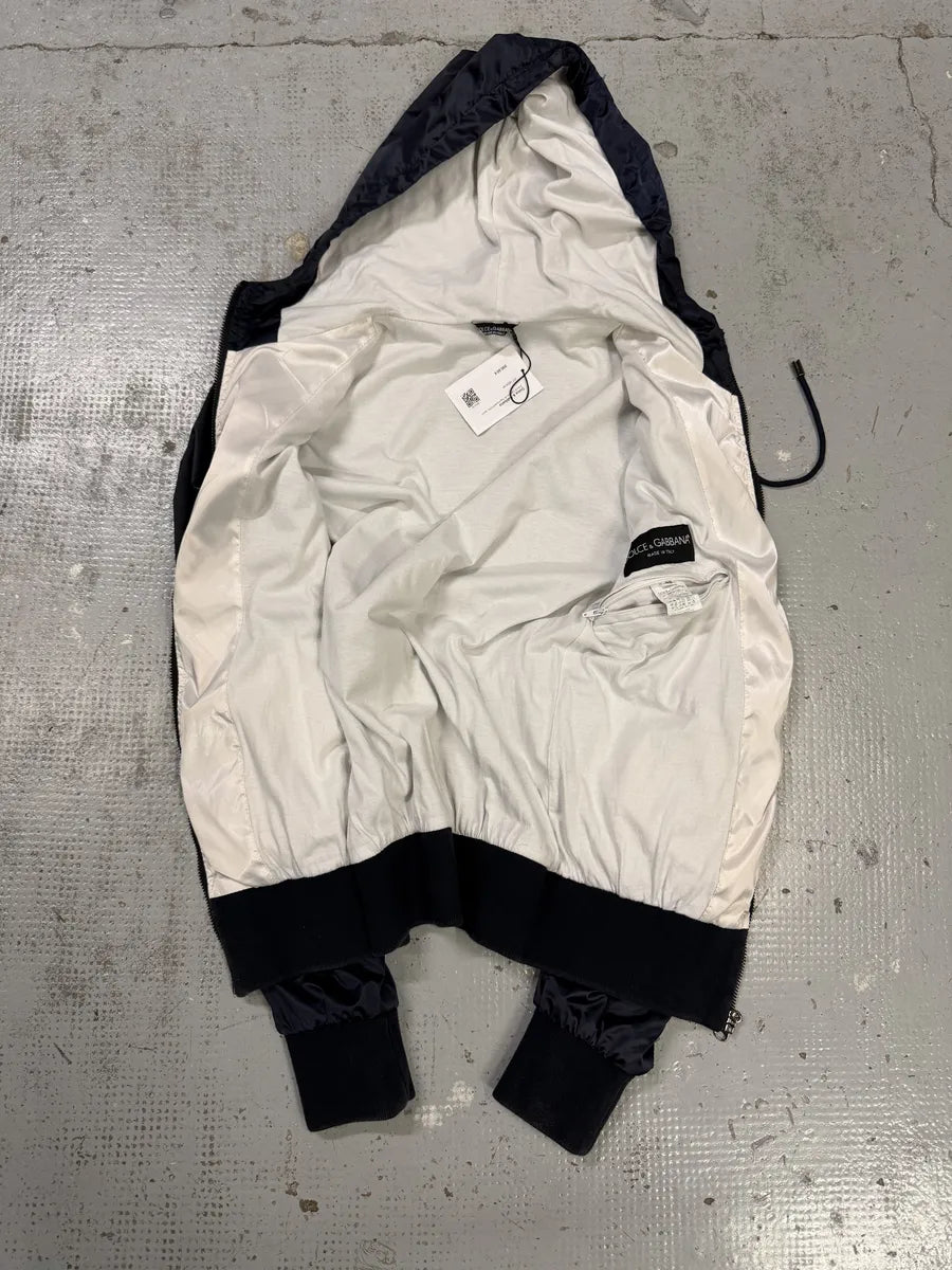 2010s Dolce & Gabbana UK Flag Hooded Navy Jacket QDoLrqj 4