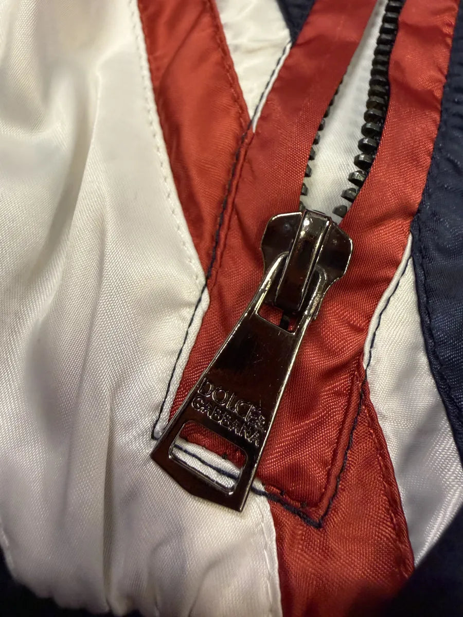 2010s Dolce & Gabbana UK Flag Hooded Navy Jacket QDoLrqj 7