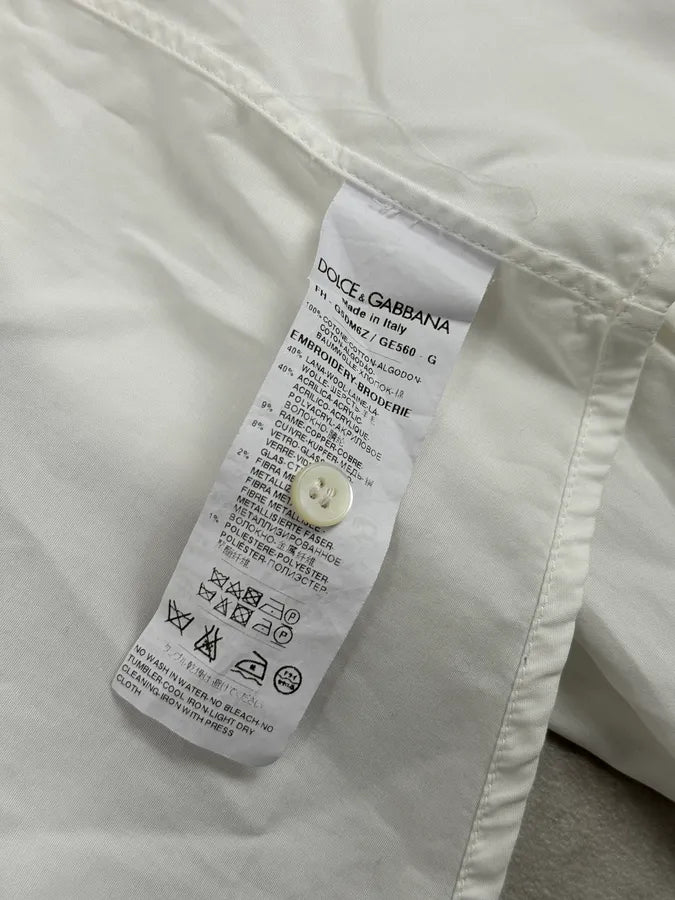 2010s Dolce & Gabbana Western Cactus Gun White Shirt NrLJsAn 11