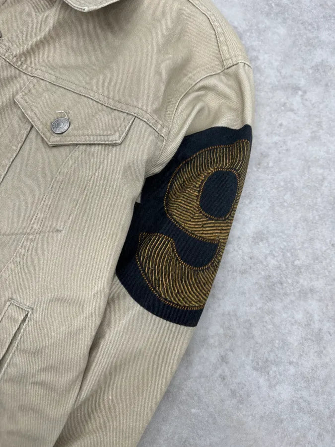 SS2014 Dries Van Noten Beige Denim Jacket kWaruof 6